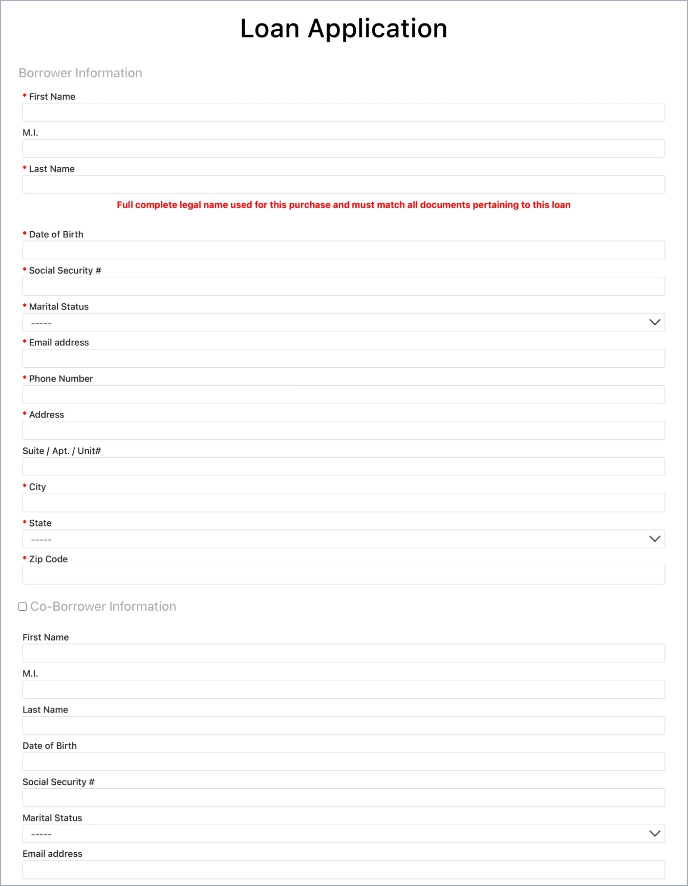 Sample: Consumer Authorization to Obtain Credit Reports (online form)